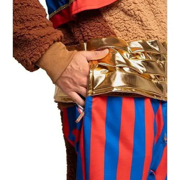 New Adult Mens XL Clapping Monkey Halloween Costume - Picture 3 of 6